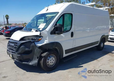 2023 Ram Promaster 2500 High Roof 159" Wb z USA, uszkodzony, nr VIN 3C6LRVDG6PE502379